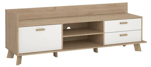 Meuble TV Eloise Marron - Bois manufacturé - 182 x 62 x 51 cm