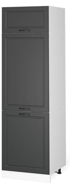 Küchenfront R-Line 37201 Braun - Grau - Holzwerkstoff - 60 x 196 x 2 cm