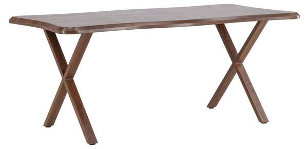 Esstisch Fiona Braun - Holzwerkstoff - 180 x 75 x 90 cm