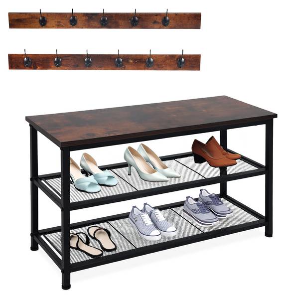 Schuhregal mit Garderobe Set kaufen