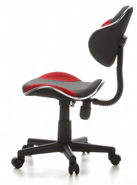Kinderdrehstuhl KIDDY GTI-2 Grau - Rot