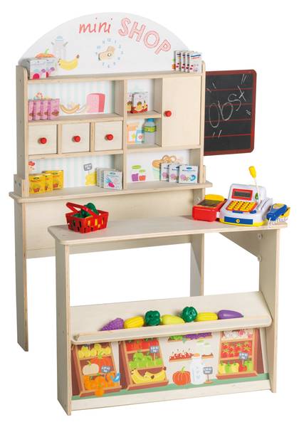 Verkoopkraam 480021ZU bruin - plaatmateriaal op houtbasis - 89 x 115 x 75 cm