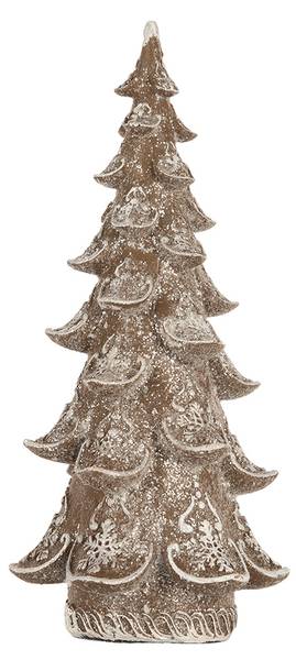 Dekoration Weihnachtsbaum Xmas&Aiden Braun - Kunststoff - 14 x 30 x 14 cm