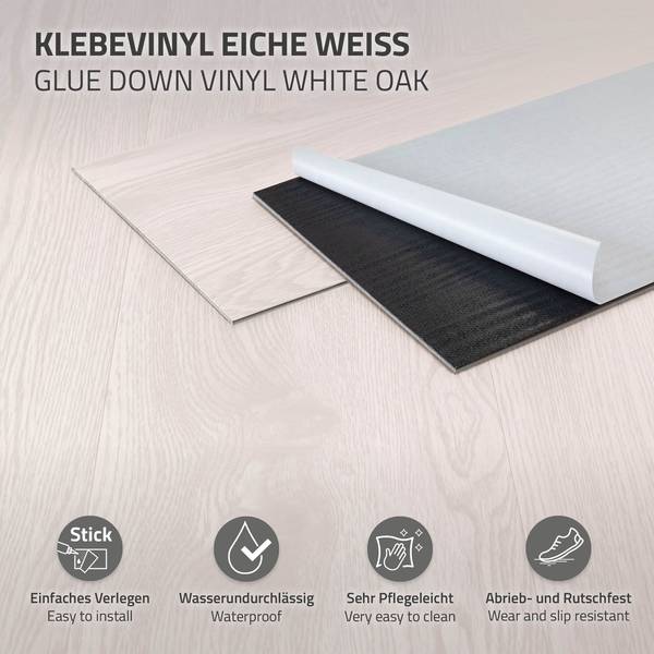 Klebevinylboden LIGNUM-L 80er-Set Anzahl Teile im Set: 80