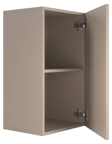 Küchenoberschrank Modul O2 Grau - Holzwerkstoff - 45 x 77 x 36 cm