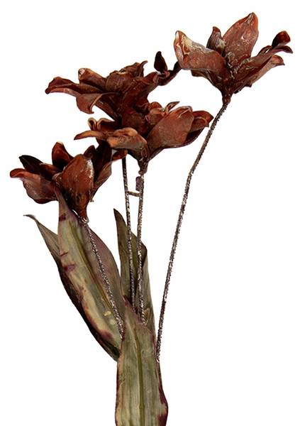 Kunstblume 87342 Orange - Kunststoff - 5 x 60 x 8 cm