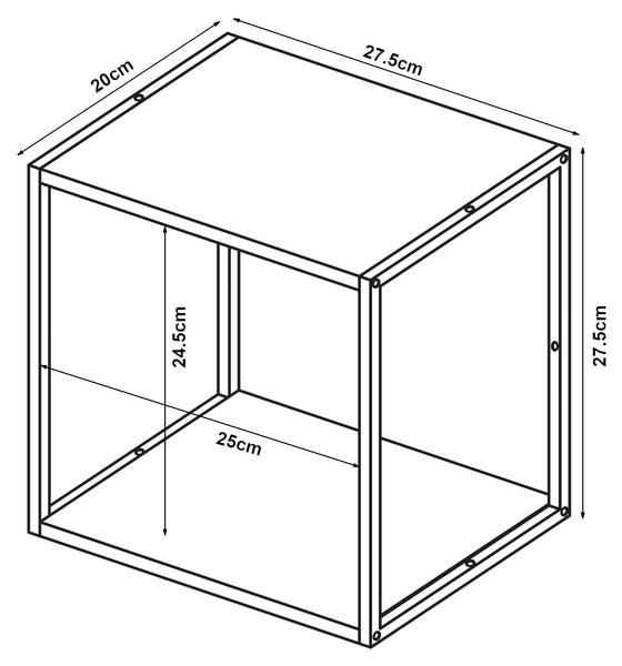 Etagère murale Nostened set de 3 Nombre de pièces dans le lot : 3