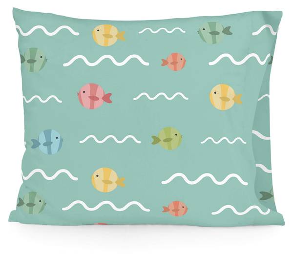 Kissenbezug World map Textil - 60 x 1 x 70 cm