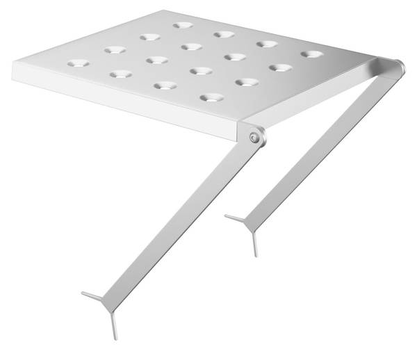 Plateau Altura grijs - metaal - 34 x 33 x 28 cm