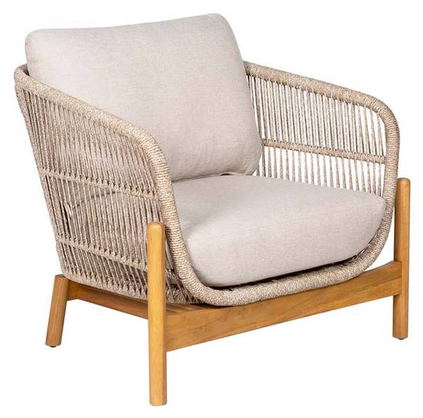 Ensemble de salon 4 pièces Terracina Marron - Textile - 175 x 72 x 79 cm