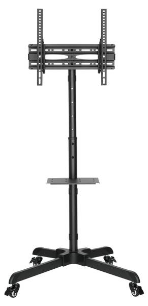 TV-Stand LUMFS23-44TW Schwarz - Stahl - 72 x 143 x 61 cm