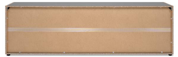 Sideboard LUMA Grau - Holzwerkstoff - 35 x 61 x 198 cm