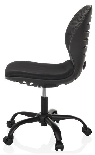 Bürostuhl CASLA Schwarz - Polyester - 53 x 93 x 58 cm