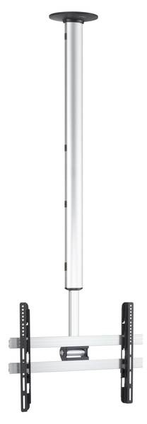 VCM Salon CM Argenté - Métal - 62 x 200 x 10 cm