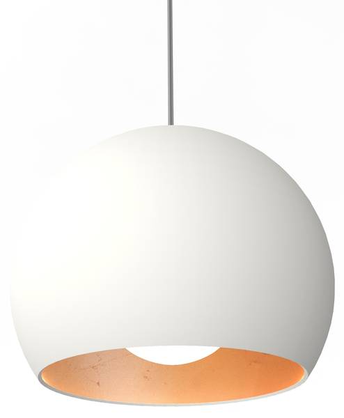 Pendelleuchte Joe Weiß - Metall - 25 x 20 x 25 cm