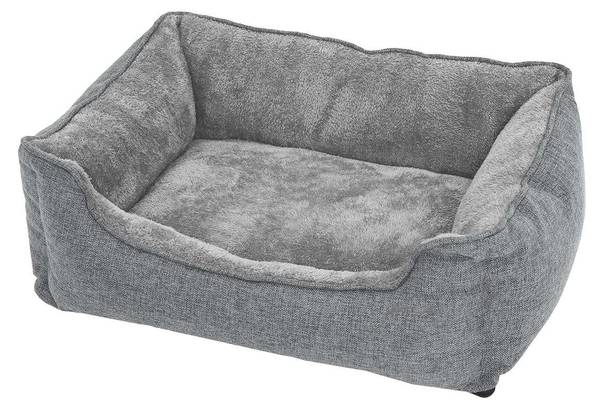 Hundesofa Antananarivo Grau - Kunststoff - 75 x 25 x 90 cm