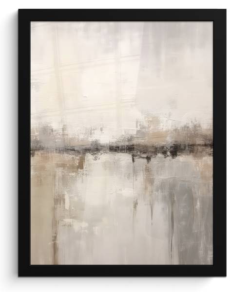 POSTER MIT RAHMEN Abstrakt 30 x 40 cm - Durchmesser: 45 cm