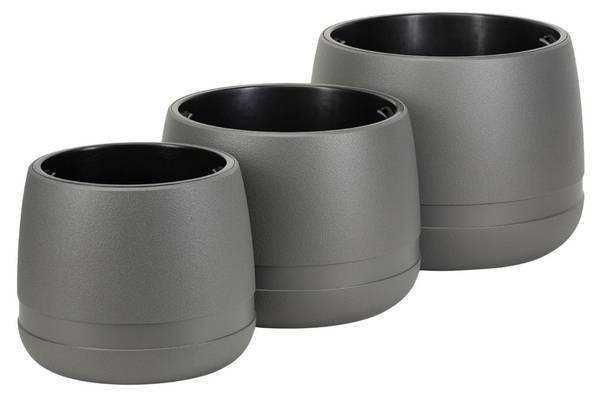 Blumentopf Luna Grau - 42 x 32 x 42 cm
