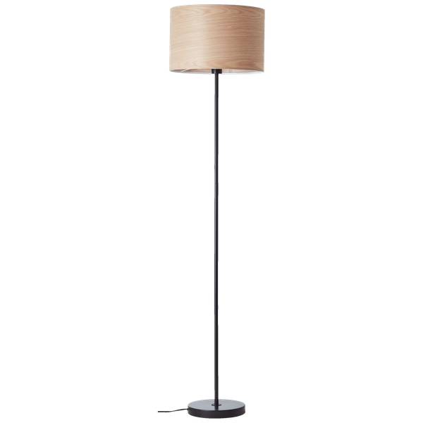 Stehlampen 18151313 1 Schwarz - Holz teilmassiv - 38 x 162 x 38 cm