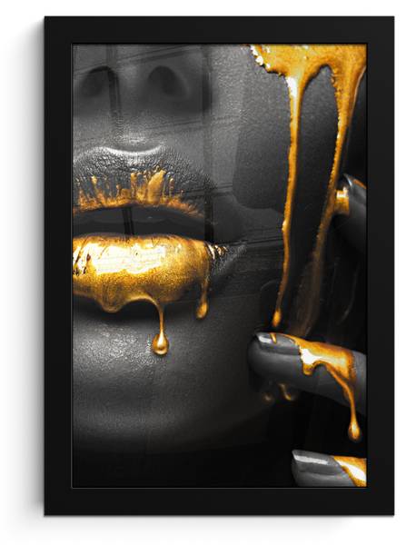 POSTER MIT RAHMEN Frau 20 x 30 cm