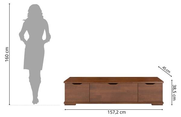 Meuble TV ARHUS Imitation noyer