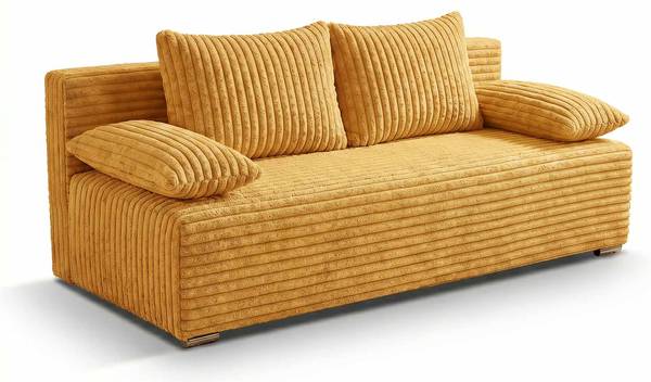 Schlafsofa Lunera Prima 2 Bettfunktion Gelb - Liegefläche Breite: 140 cm