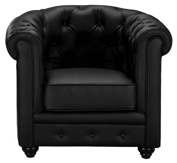 Sessel CHESTERFIELD Schwarz
