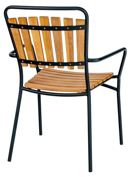 Gartenset Cleveland Braun - Holz teilmassiv - 130 x 74 x 130 cm