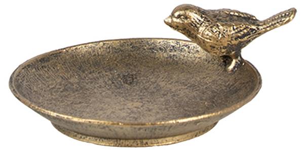 Dekoration Schale Cosy Bianca Gold - Metall - 9 x 4 x 10 cm