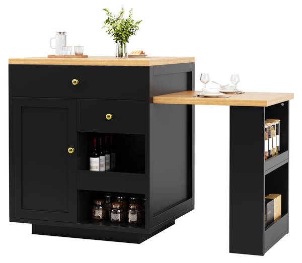 Kücheninselschrank Hestia Ⅰ Schwarz