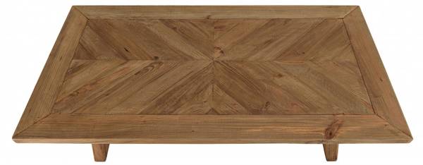 Couchtisch ANDRIAN Braun - Holz teilmassiv - 70 x 40 x 130 cm
