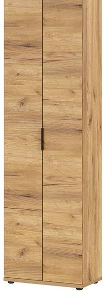 Garderobenschrank RABAT-01-1 Braun - Holzwerkstoff - 34 x 199 x 59 cm