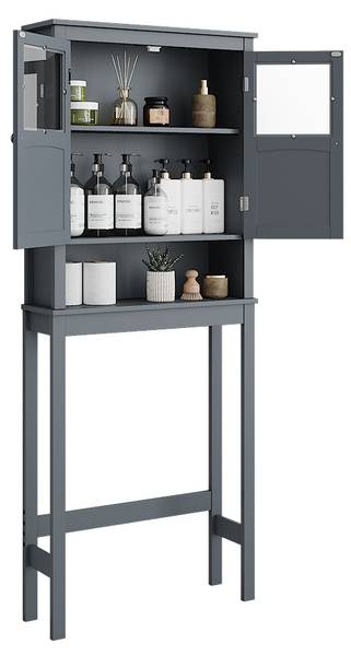 Toilettenschrank Bianco 54452 Grau