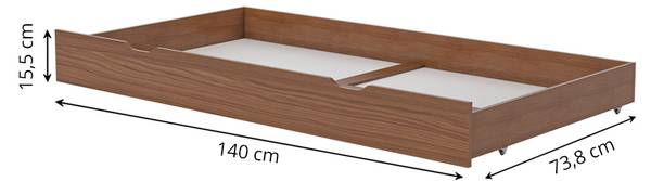 Kindertafel met 2 Konijnenstoeltjes bruin - massief hout - 74 x 15 x 140 cm