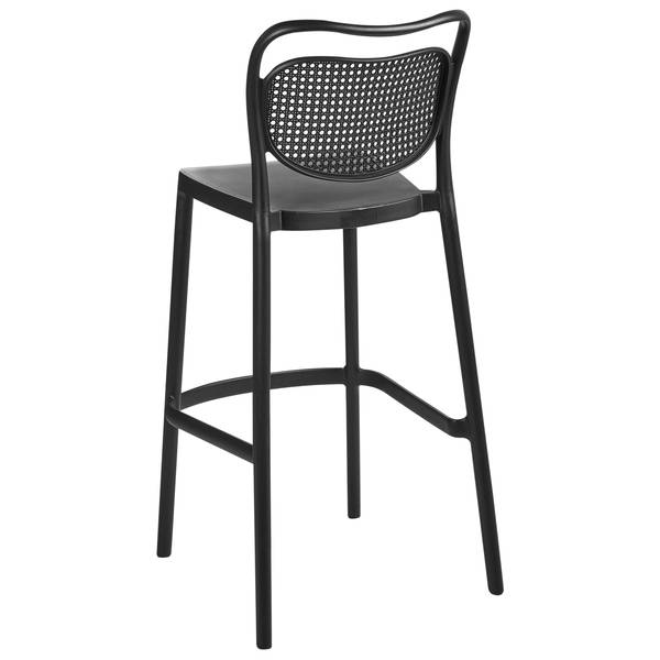 Hocker CELLENO 2-tlg Schwarz - Kunststoff - 44 x 106 x 48 cm