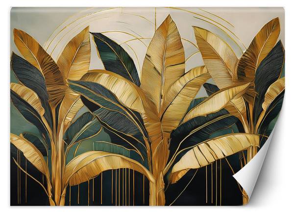Fototapete Bananenblätter Tropisch 150 x 105 cm