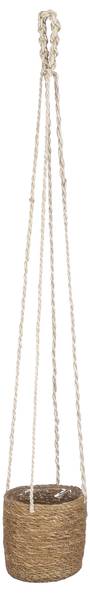 Pflanzenampel Atlantic 2er set Braun - Naturfaser - 16 x 16 x 16 cm