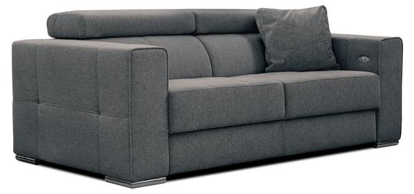 Sofa 3-Sitzer QUARTZ Dunkelgrau