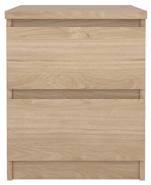 Nachttisch Naia Braun - Holz teilmassiv - 41 x 50 x 50 cm