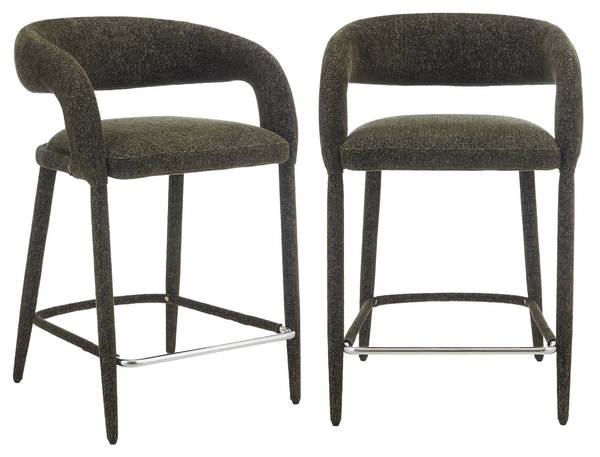 Barhocker Alessia 2er Set Grün