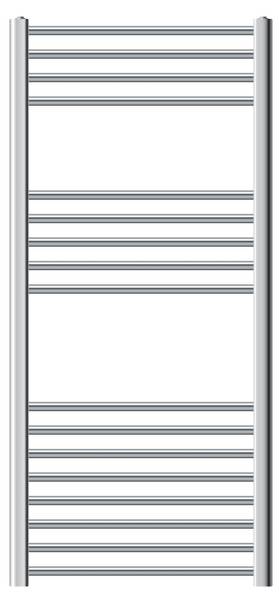 Badheizkörper PARIS Silber - 3 x 120 x 60 cm