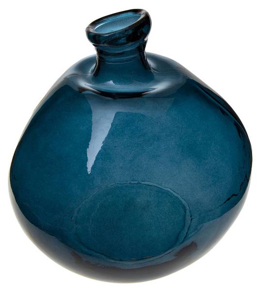 Vase ULY Blau - Glas - 32 x 32 x 32 cm