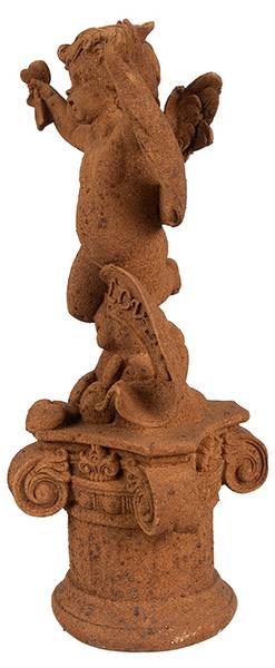 Dekorationsfigur Engel Xmas&Jaxxon Braun - Kunststoff - 13 x 30 x 13 cm