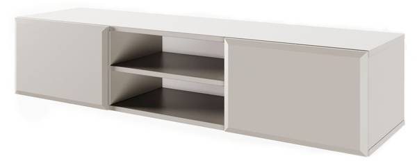 TV-Hängeboard CHOCOLATED Beige - Melamin - 137 x 30 x 39 cm