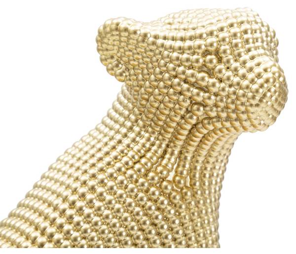 Skulptur Panther Gold - Kunstharz - Harz - 23 x 29 x 16 cm