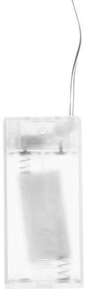 LED Deko TISSO 3-tlg Braun - Weiß - Kunststoff - 15 x 20 x 15 cm