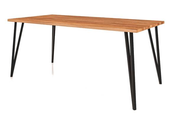 Tisch ausgeklappt LENI Kernbuche - 190 x 80 cm