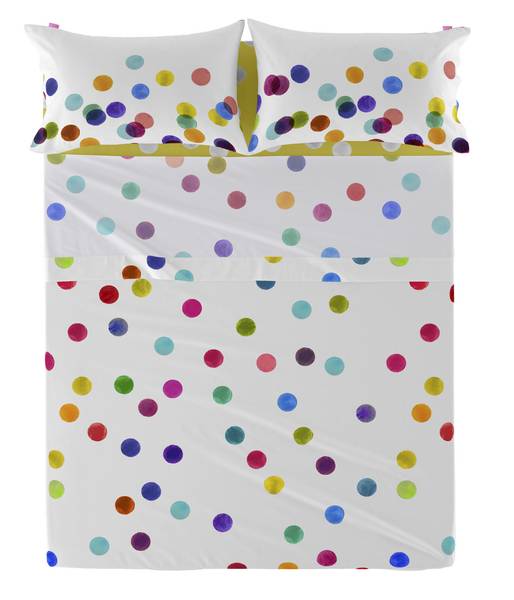 Bettlaken Confetti Breite: 160 cm