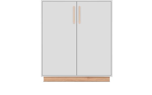 Kommode Split 3713 Grau - Holzwerkstoff - 82 x 94 x 40 cm