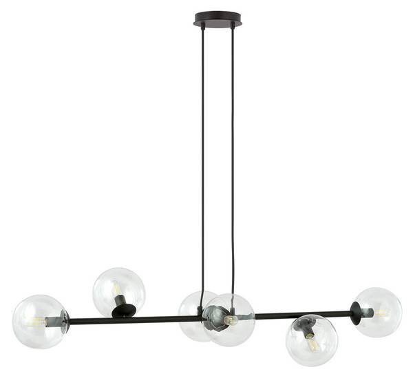 Pendelleuchte VK86818473 Schwarz - Stahl - 1 x 100 x 1 cm